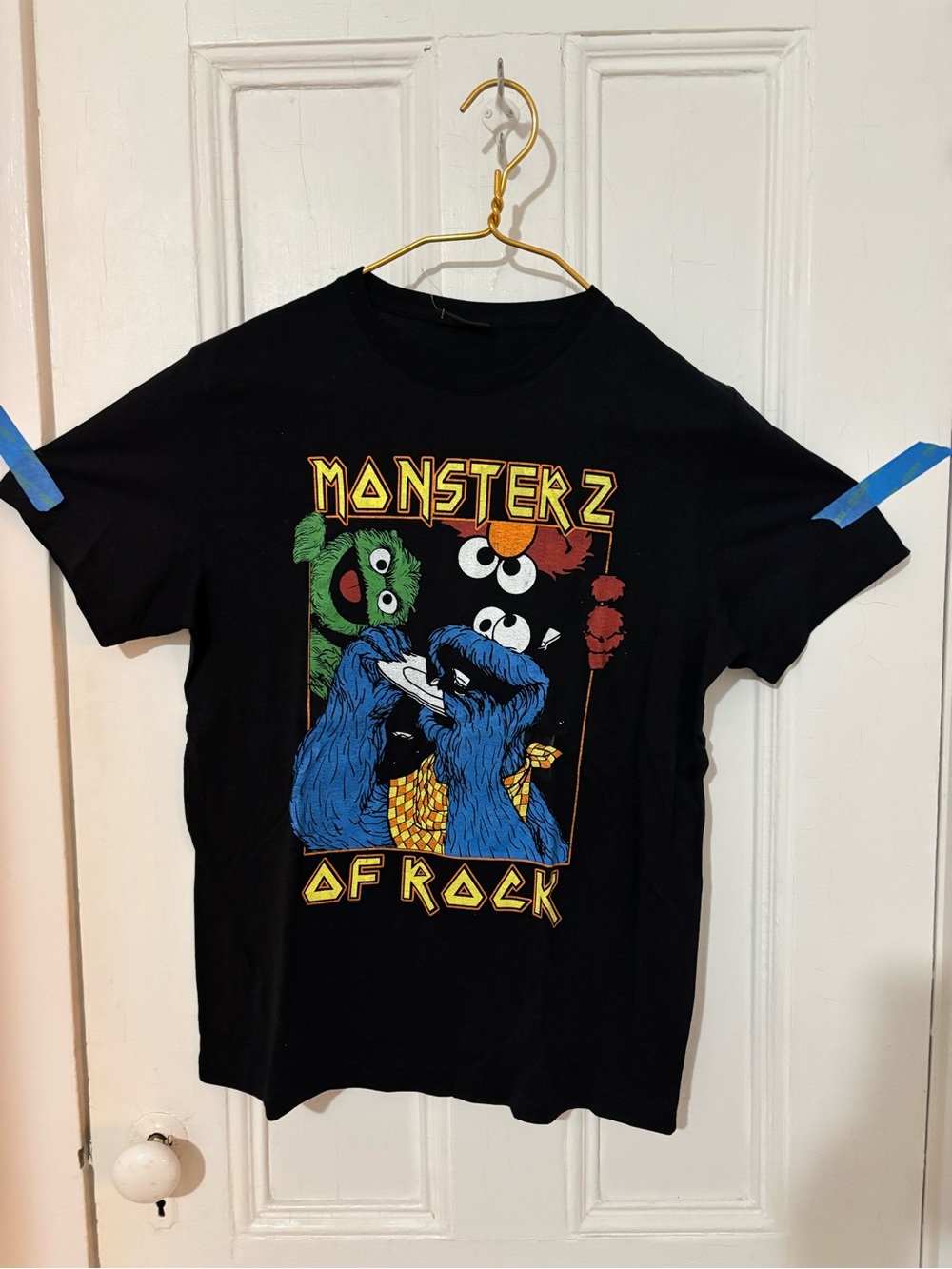 Monsterz of Rock Men’s Black Graphic Tee